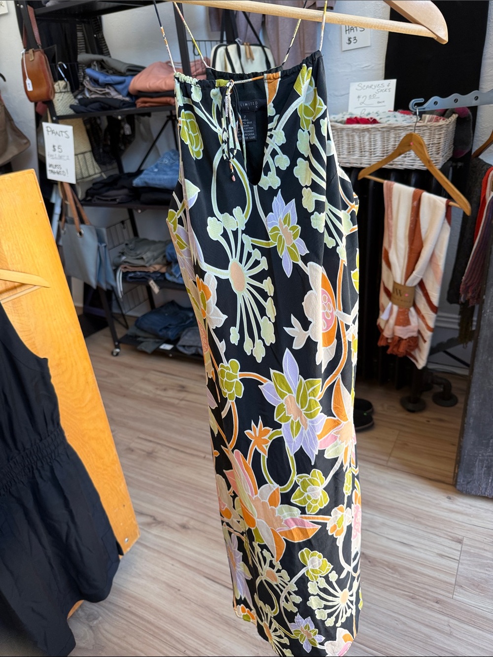VINTAGE The Limited SILK Floral Dress